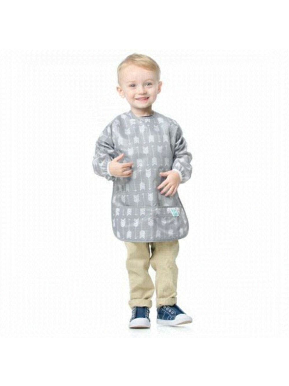 Bumkins - Kids Unisex Long Sleeve Smock, Waterproof, Art, Crafts, Play, Machine